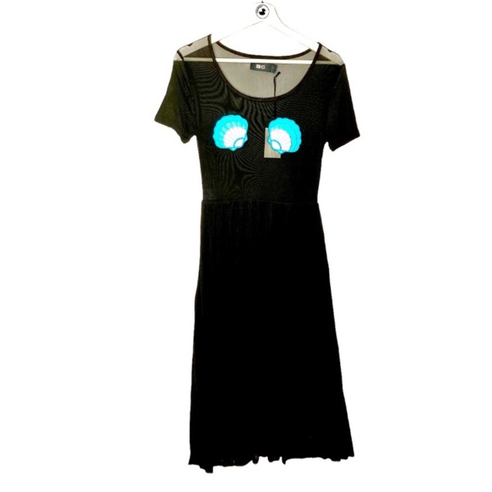 Iron Fist Women’s Mermaid for life dress Small NWT Black